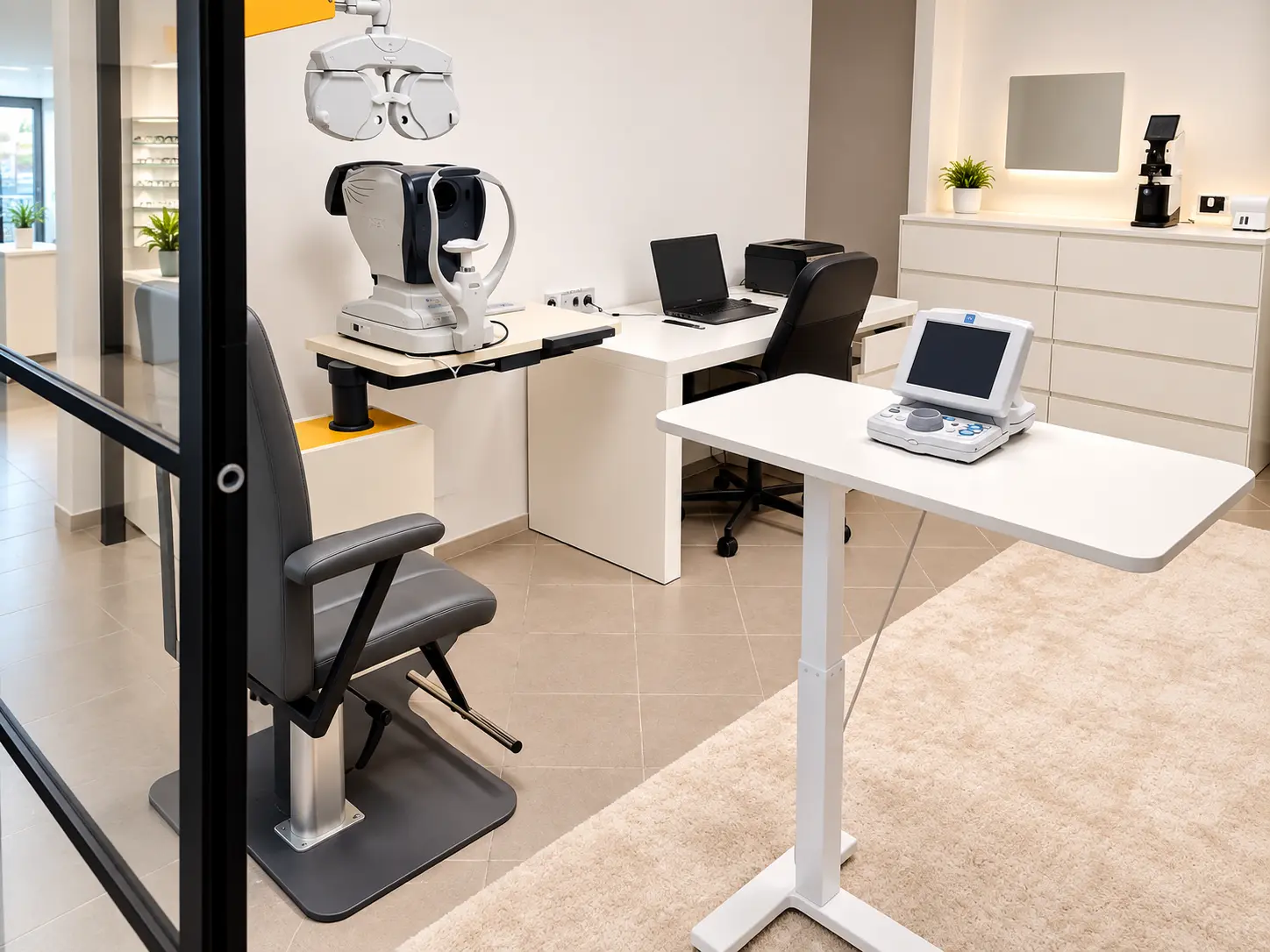 Komfortowy gabinet optometryczny Grande Optica